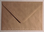 Kraft Ribbed C7 - 82 x 113mm Envelopes 100gsm